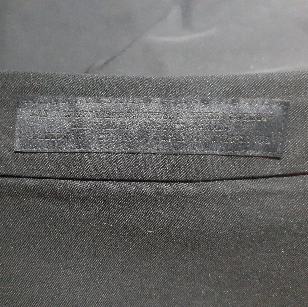 Lululemon Lab Women's Stretch Woven Trouser Navy Black Size 33 - Picture 12 of 12